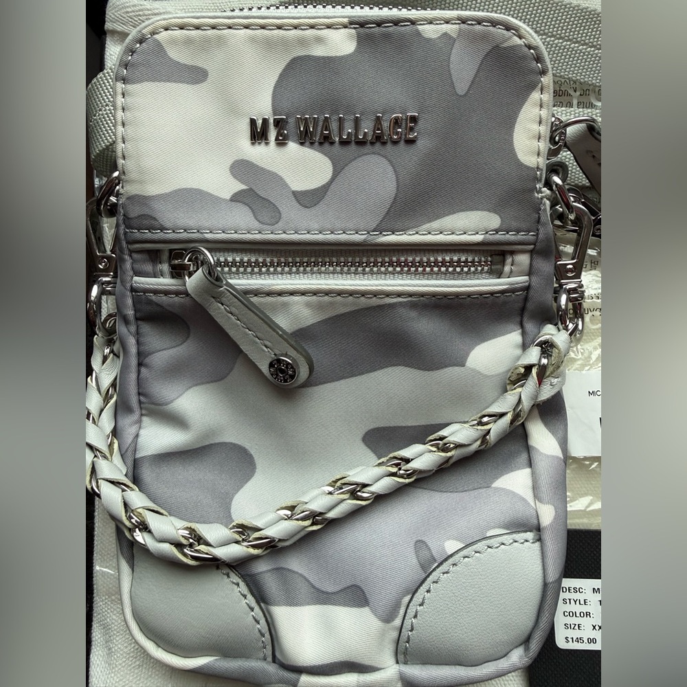 MZ Wallace Micro Tribeca Light Grey Camo - Picture 2 of 16